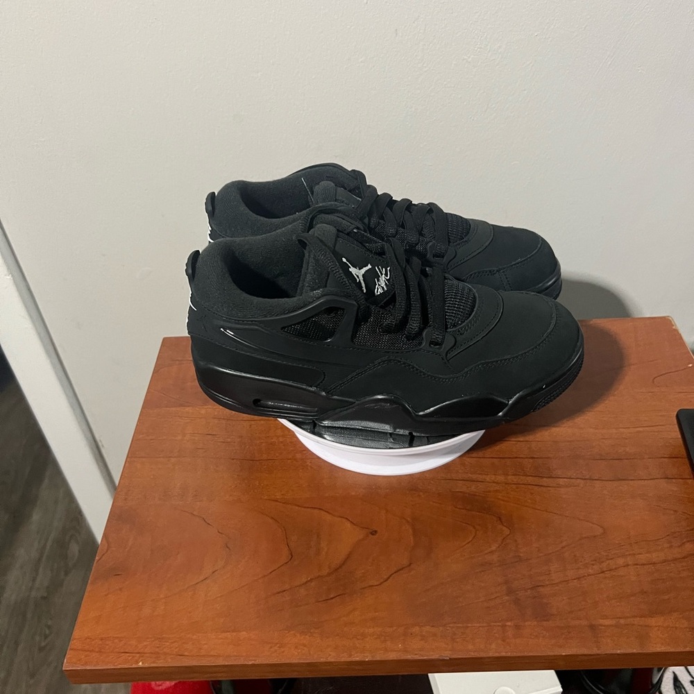 Jordan AJ 4 RM size 6y-7.5w NWT no box Charcoal Black Sneakers - Picture 6 of 7
